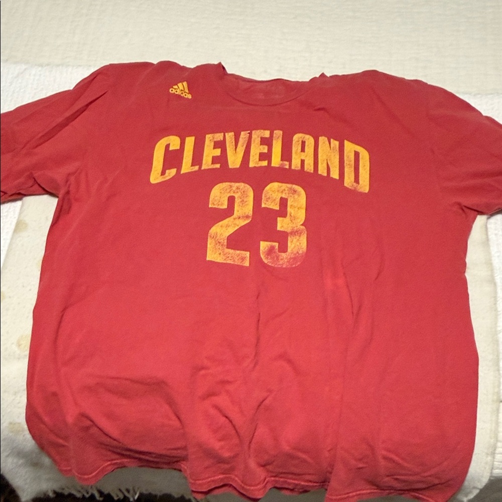 Lebron James Vintage Cleveland Cavaliers Jersey Tee